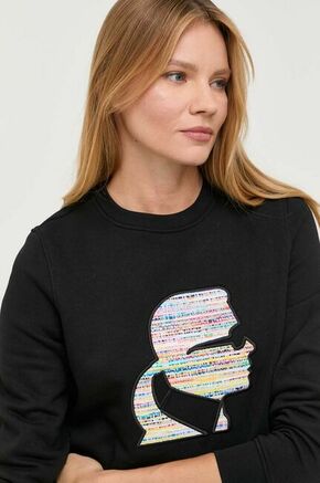 Karl Lagerfeld Sweater majica miks boja / crna