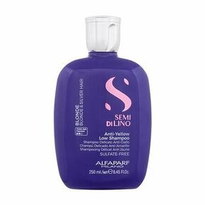ALFAPARF MILANO Semi Di Lino Anti-Yellow Low Shampoo šampon za plavu kosu za sijedu kosu 250 ml za žene