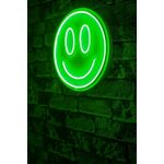 Ukrasna plastična LED rasvjeta, Smiley - Green
