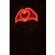 Ukrasna plastična LED rasvjeta, Sweetheart - Red