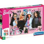 Modne Barbie lutke 104-dijelni Supercolor puzzle - Clementoni