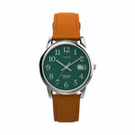 Sat Timex Easy Reader Classic TW2W54600 Green/Brown