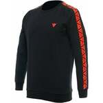 Dainese Sweater Stripes Black/Fluo Red XL Hoodica