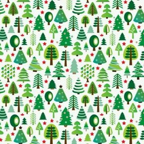 Click Props Background Vinyl with Print Christmas Trees 1.52x2.44m studijska foto pozadina s grafikom