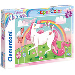 I Believe in Unicorns Supercolor puzzle 104kom - Clementoni