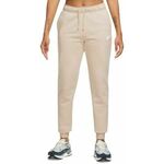 Ženske trenirke Nike Sportswear Club Fleece Pant - sanddrift/white