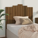 Uzglavlje za krevet boja meda 106 x 4 x 110 cm masivna borovina
