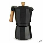 Italian Coffee Pot Wood Aluminium 450 ml (12 Units)