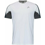 Head Club 22 Tech T-Shirt Men White/Dress Blue S Majica za tenis