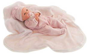 Antonio Juan 14155 BIMBA - trepćuća beba sa zvukovima i tijelo od mekane tkanine - 37 cm