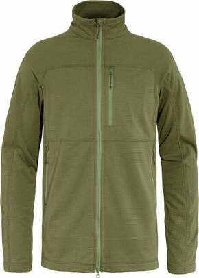 Fjällräven Majica s kapuljačom na otvorenom Abisko Lite Fleece Jacket M Green M