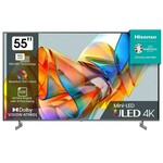 Hisense 55U6KQ televizor, 55" (139 cm), LED/Laser/QLED/ULED, Mini LED, Ultra HD, Vidaa OS