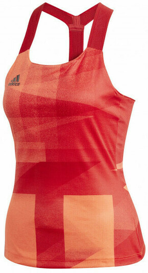 Ženska majica bez rukava Adidas W Y-Tank Olympic HEAT.RDY - app solar red/scarlet