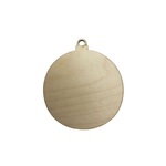 AtmoWood Drvena božićna kuglica 10 cm