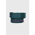 Calvin Klein Jeans Remen smaragdno zelena / tamno zelena / roza