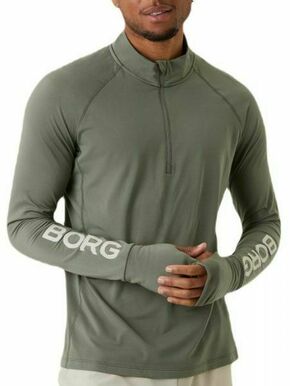 Muška sportski pulover Björn Borg Borg Midlayer Half Zip - castor grey