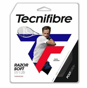Teniska žica Tecnifibre Razor Soft (12 m) - black
