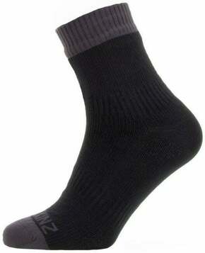Sealskinz Waterproof Warm Weather Ankle Length Sock Black/Grey S Biciklistički čarape
