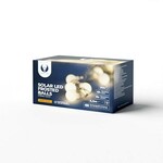 Forever String Light Solar LED FROSTED BALLS SFB61 6,5m 30 balls toplo žuta