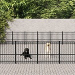 Vanjski kavez za pse čelični 56 45 m²