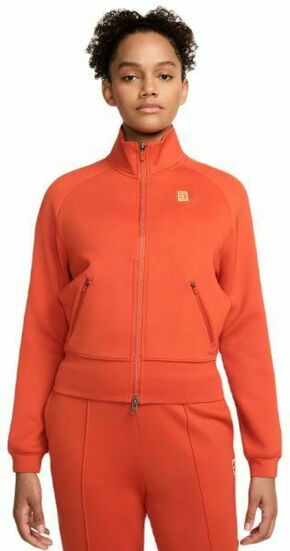 Ženski sportski pulover Nike Court Heritage Jacket FZ - rust factor/rust factor