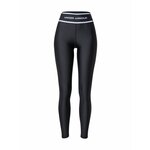 UNDER ARMOUR Sportske hlače 'HeatGear' crna / bijela