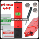 Digitalni pH Metar Tester za Mjerenje pH Vrijednosti Vode Otopina i Urina