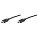 Manhattan v1.2 DisplayPort monitor kabel, 1m