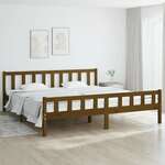 vidaXL Okvir za krevet boja meda drveni 180 x 200 cm 6FT veliki bračni