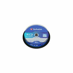 V043746 - DVD Blu-Ray Verbatim BD-R DL 6x 50GB White Blue Surface Scratch Guard Plus 10 pack spindle - V043746 - - Kapacitet 50GB - Brzina 6x - Pakiranje 10 Pack Spindle - Ovaj disk usklađen je s BD-R specifikacijom