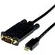 Roline Mini-DisplayPort / VGA adapterski kabel Mini DisplayPort utikač, VGA 15-polni utikač 2.00 m crna 11.04.5977 DisplayPort kabel