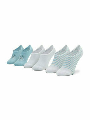 Set od 3 para niskih ženskih čarapa Converse E1132E 3001