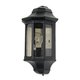ELSTEAD GZH-NB7 | Newbury Elstead zidna svjetiljka 1x E27 IP44 crno, prozirno