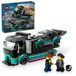 LEGO City Trkaći auto i kamion za prijevoz automobila za slaganje 60406