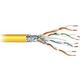 Transmedia SFTP-Cable, Stranded Wire, CAT5e. yellow, on spool, 100 m TRN-TK18-100GL