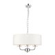 ENDON 60129 | Nixon-EN Endon visilice svjetiljka s podešavanjem visine 3x E14 nikel, bijelo