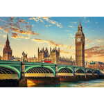 Predivan London, Ujedinjeno Kraljevstvo 1500 komada puzzle - Trefl