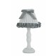 FANEUROPE I-CANDY-LUME | Candy-FE Faneurope stolna svjetiljka Luce Ambiente Design 34cm s prekidačem 1x E14 bijelo, sivo, šare