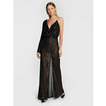 Elisabetta Franchi Večernja haljina AB-288-27E2-V560 Crna Regular Fit