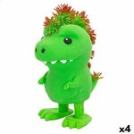 Plišane igračke Eolo Jiggly Pets Dinosaur 10 x 20,5 x 15 cm (4 kom.)