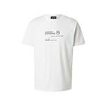 ARMANI EXCHANGE Majica svijetlosiva / crna / prljavo bijela 31756554