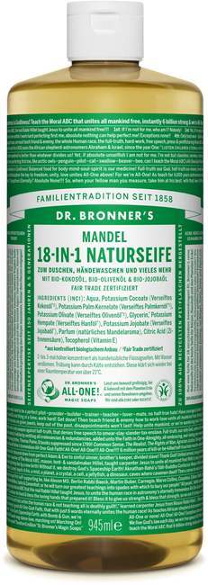 Dr. Bronner's 18in1 prirodni sapun s bademima - 945 ml