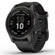 Garmin Fenix 7S Pro Sapphire Solar Carbon Gray DLC, Black Band pametni sat