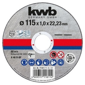 KWB OPP tanka rezna ploča 125x1