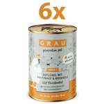 Grau GP Adult konzerva za pse, perad &amp; pastrnjak &amp; brokula, 6 x 400 g