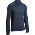 Callaway Windstopper 1/4 Mens Zipped Sweater Navy Blue 2XL