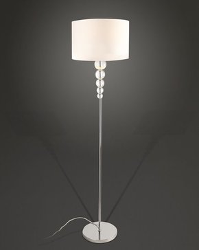 MAXLIGHT F0038 | EleganceM Maxlight podna svjetiljka 160cm s prekidačem 1x E27 bijelo