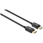 Manhattan DisplayPort priključni kabel DisplayPort utikač, DisplayPort utikač 3.00 m crna 353625 DisplayPort kabel
