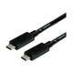 Roline USB kabel USB 3.2 gen.2 (USB 3.1 gen.2) USB-C® utikač 2 m crna 11029055