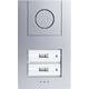 m-e modern-electronics VISTUS AD ALU 420 portafon za vrata žičani vanjska jedinica 2 obiteljske kuće srebrna, bijela